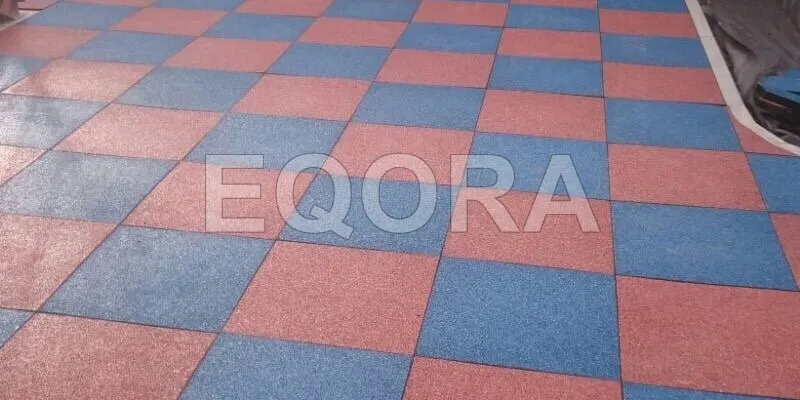 Резиновое покрытие из крошки для автосервисов в Бердюжье