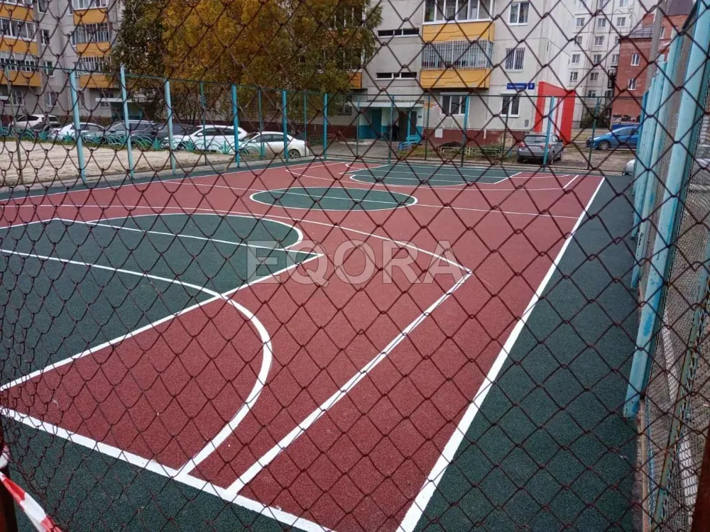 Резиновые покрытия из крошки для спортивных площадок в Бердюжье